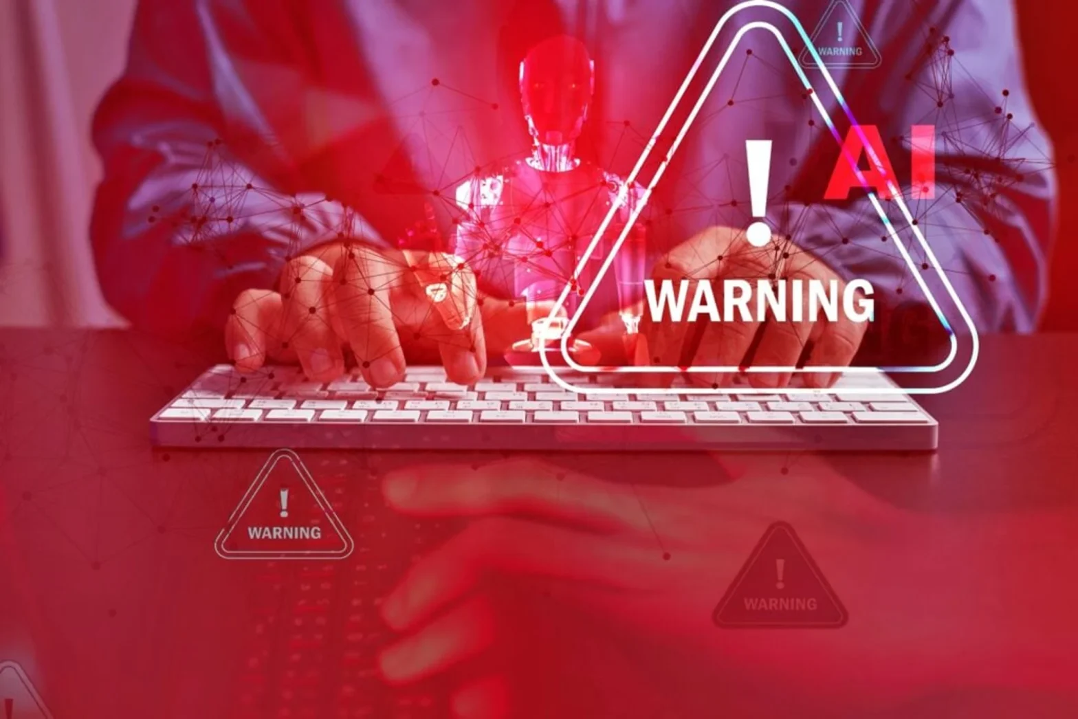 Concept of cybersecurity ai risk data b